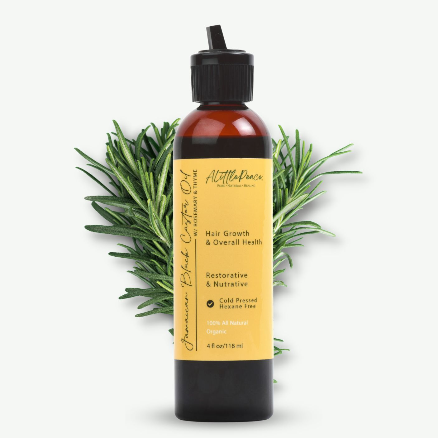 Organic Jamaican Black Castor Oil w/Rosemary & Thyme
