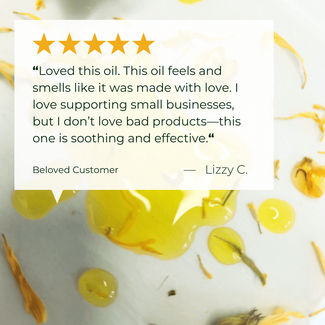 Eczema Scalp Oil w/Calendula - ALittlePeace