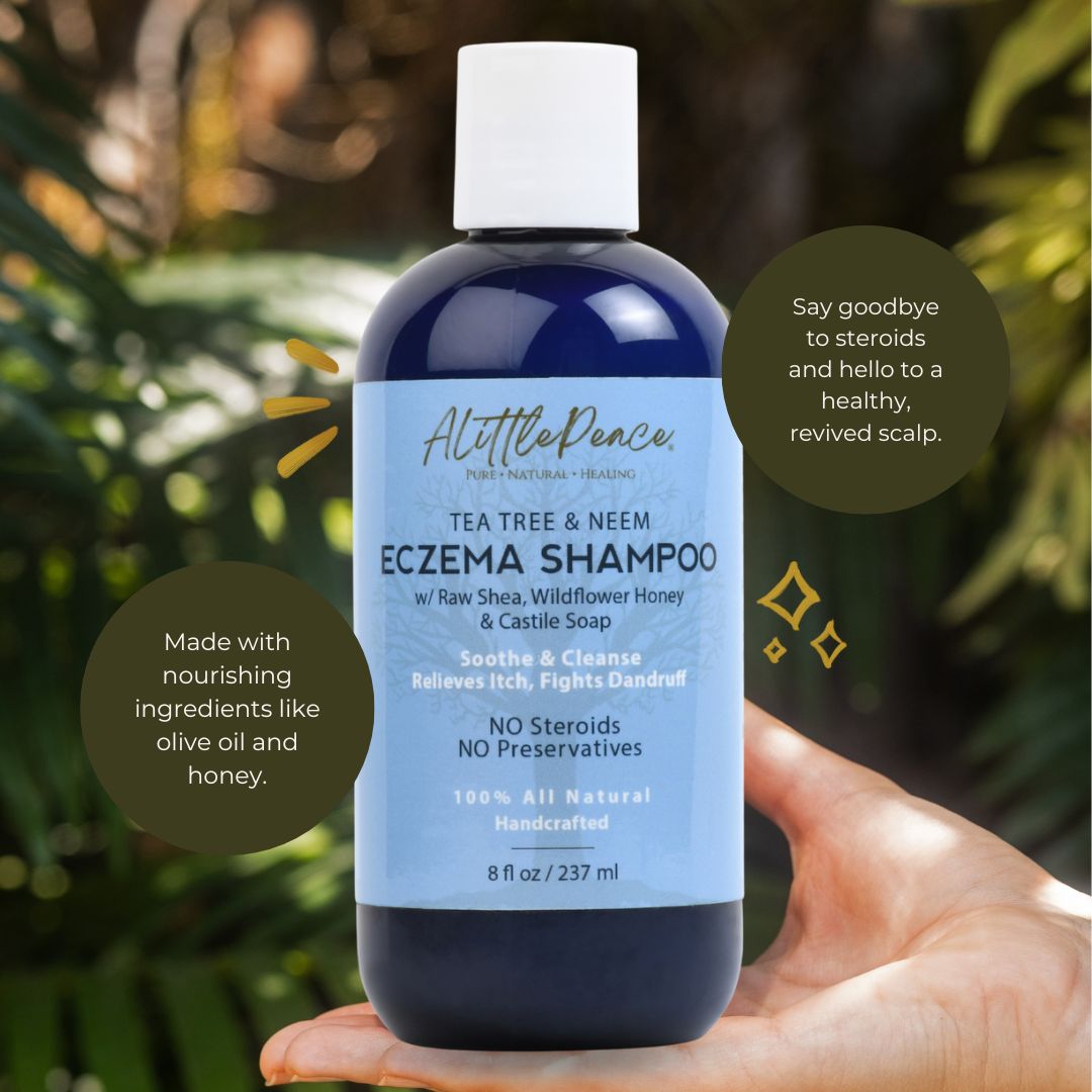 Eczema Shampoo w/Tea Tree & Neem 8oz - ALittlePeace
