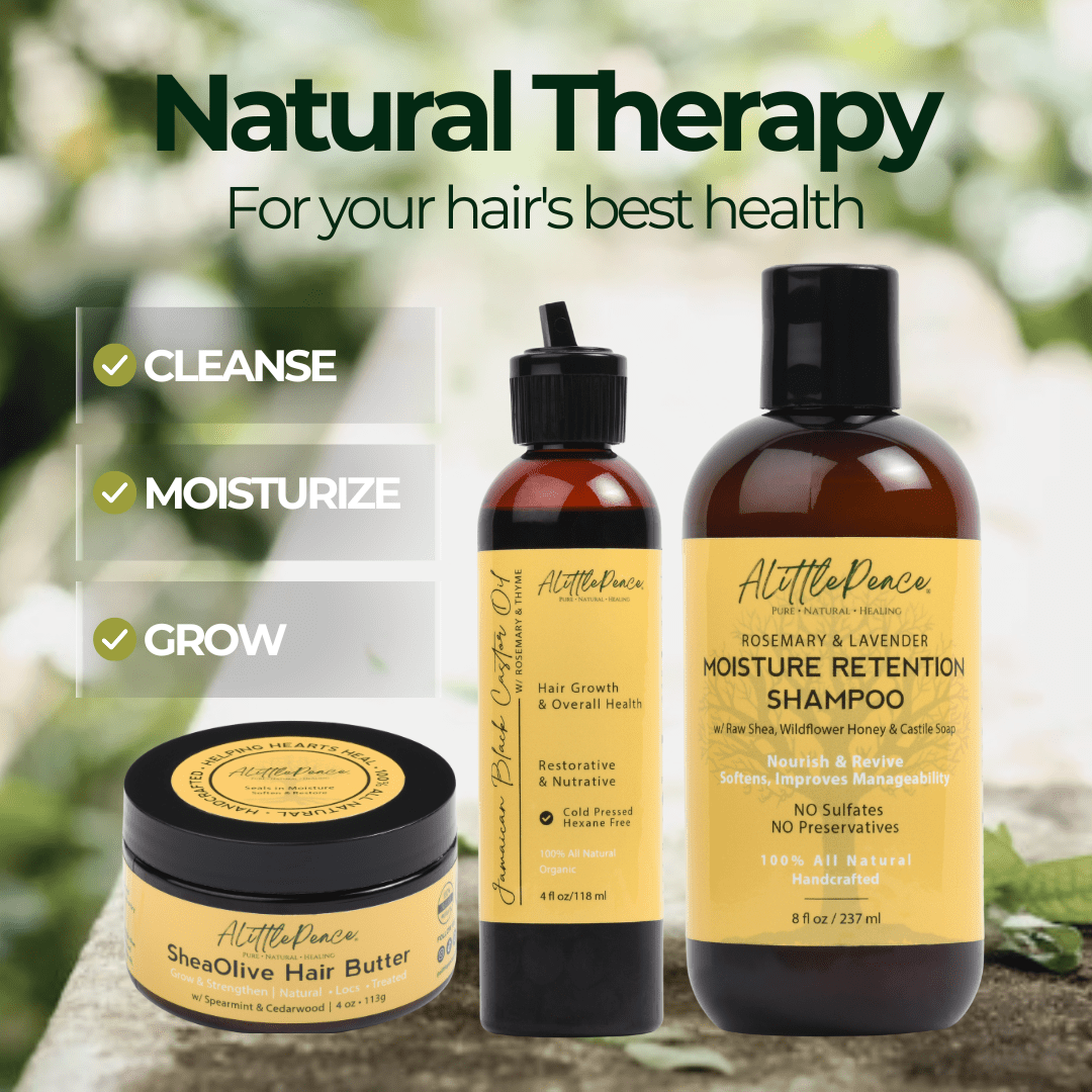 Moisture Retention Shampoo w/Rosemary & Lavender - ALittlePeace