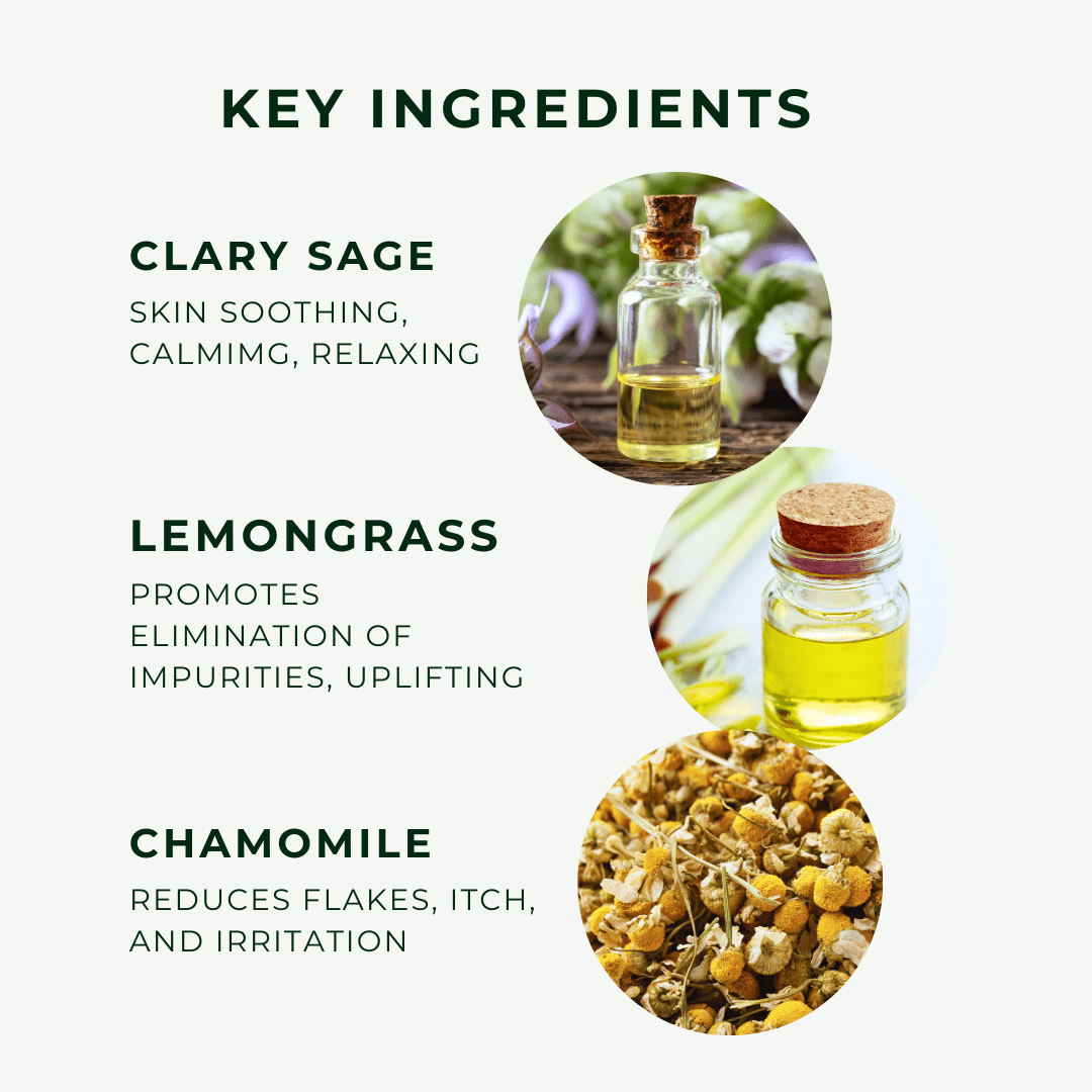 Olive Chamomile Hair & Beard Oil w/Clary Sage - ALittlePeace