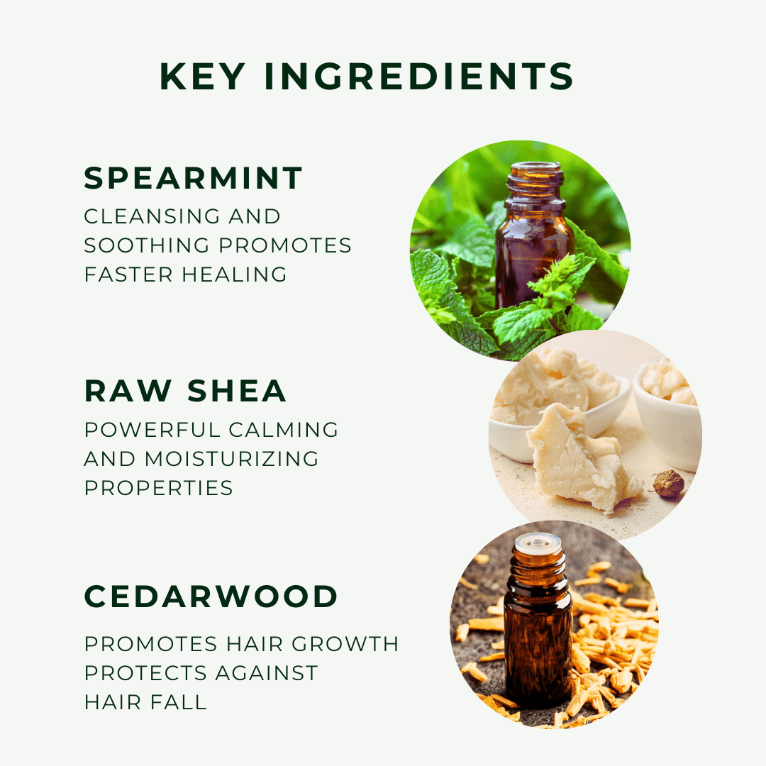 SheaOlive Hair Butter w/Spearmint & Cedarwood - ALittlePeace