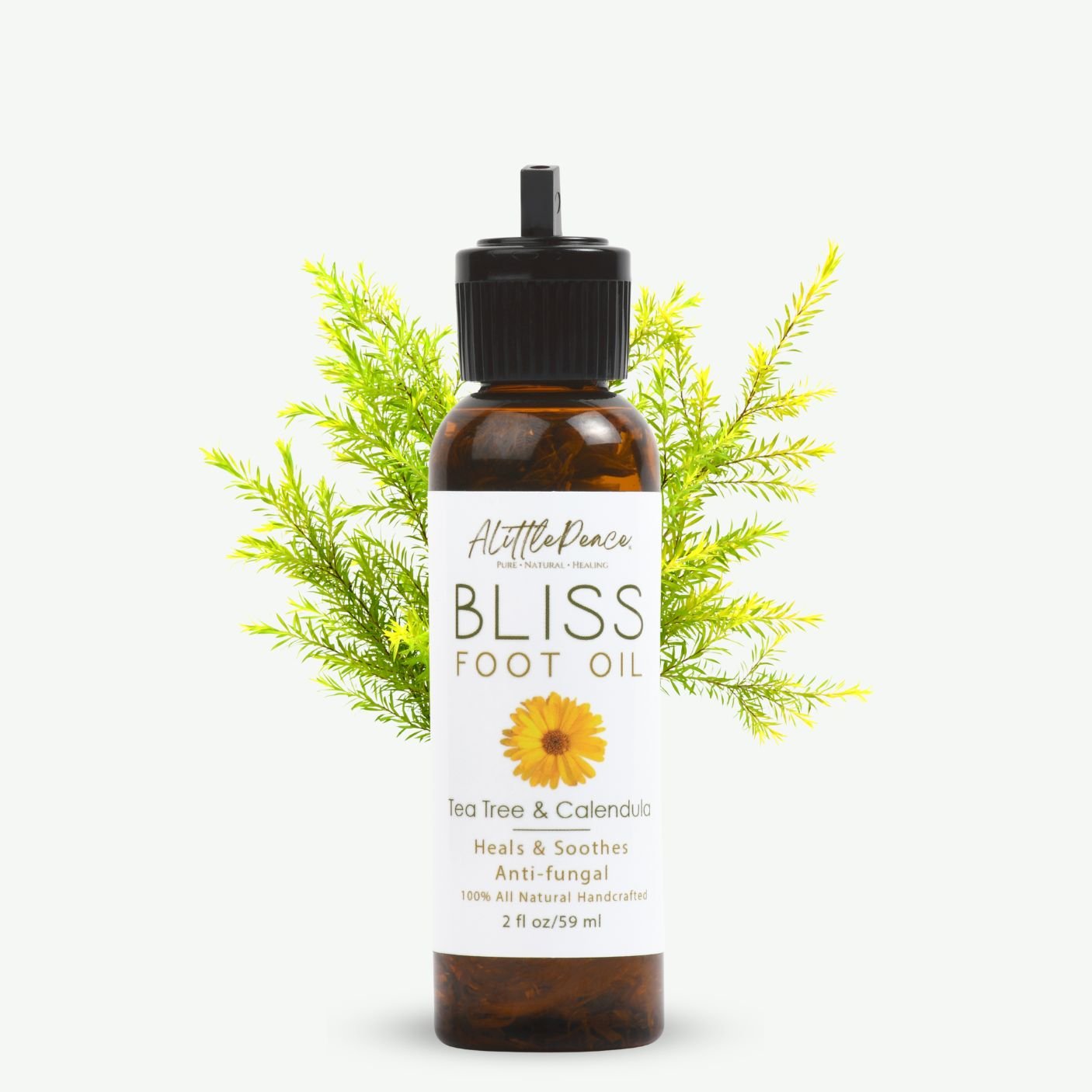 Bliss Foot Oil w/Tea Tree &amp; Calendula 2oz - ALittlePeace