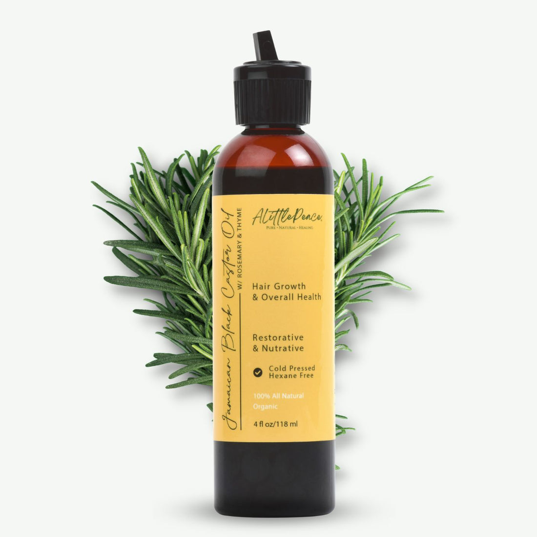 Organic Jamaican Black Castor Oil w/Rosemary & Thyme